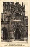 CPA Saint Pere sous Vezelay l'Eglise Ensemble du Portail principal