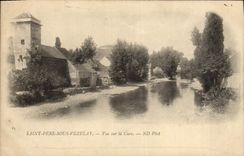 VINTAGE POSTCARD Holy Father sour Vezelay Seen on the Cure