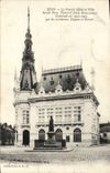 CPA Sens Le Nouvel Hotel de Ville facade Place Thenard Construit en 1900 1902