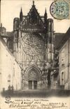 VINTAGE POSTCARD Sens Cathedral of Sens Gate of Abraham