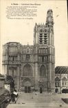 VINTAGE POSTCARD Sens Cathedral Etienne Saint