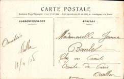 VINTAGE POSTCARD Sens the Alley of left of Green Tapls