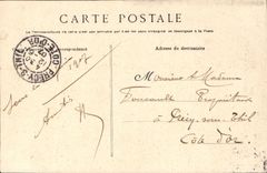 CPA Sens L'Hotel de Ville et la Statue Thenard