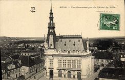 CPA Sens Vue Panoramique de L'Hotel de Ville