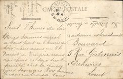 VINTAGE POSTCARD Sens the Town hall Frontage of angle