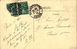 VINTAGE POSTCARD Sens the Postern old Roman Walls