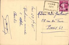 CPA Sens Le nouveau pont