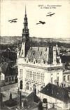 CPA Sens Vue Panoramique de l'Hotel de ville Avions 