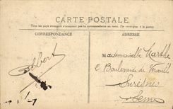 VINTAGE POSTCARD Sens the water Green Carpet Jet Town hall and Cathedral