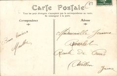 VINTAGE POSTCARD Sens Entered of the City to the Bridge of Yonne