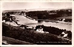 VINTAGE POSTCARD Sens Panorama of Yonne