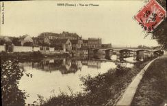 VINTAGE POSTCARD Sens Seen on Yonne