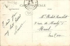 VINTAGE POSTCARD Sens Monument of Senonais died for the Fatherland Militaria Children