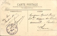 VINTAGE POSTCARD Sens Stopping and Vault of Good St