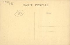 VINTAGE POSTCARD Historical Sens Arrival of the Stage coach has Sens in 1825