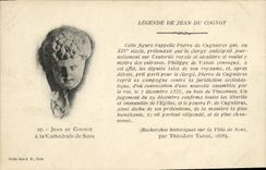 CPA Legende de Jean du Cognot Cathedrale de Sens 