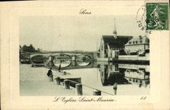 CPA Sens L'Eglise Saint Maurice