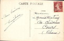 VINTAGE POSTCARD Sens Frontage of Southern side the Portal Cathedral