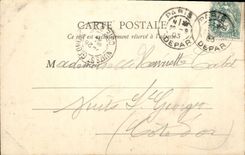 VINTAGE POSTCARD Sens New Town hall