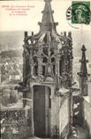 VINTAGE POSTCARD Sens the Royal Crown Pinnacle of the staircase of the Bell-tower of the cathedral