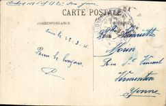 POSTAL de la VENDIMIA una casa del palacio del viejo arzobispo Sens