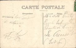 VINTAGE POSTCARD Monastery of Sainte Dove close interior direction of the Vault