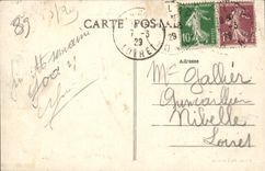 VINTAGE POSTCARD Tanlay the View In the Park Of the Castle