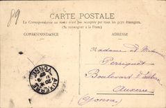 VINTAGE POSTCARD Castle De Tanlay Taken as the crow flies