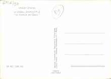 POSTAL MODERNA Tanlay el castillo el Pasillo de Cesars