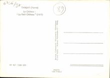 POSTAL MODERNA Tanlay el castillo el pequeño castillo