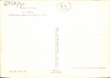 MODERN CARD Tanlay the Castle Chimney As a Pierre De Lezinnes