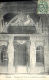 VINTAGE POSTCARD Vallery Tomb of Henri II of Cop in the Church