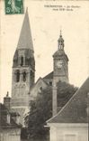 VINTAGE POSTCARD Vermenton the Bell-tower