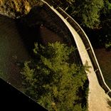 MODERN CARD picturesque Morvan Surroundings of Vezelay the old bridge of Pierre Perthuis