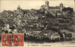 CPA Vezelay Vue Generale