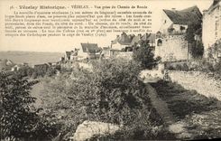 CPA Vezelay Vue Prise du Chemin de Ronde