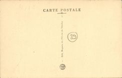 POSTAL Vezelay de la VENDIMIA la basílica de la Madeleine la puerta grande del ataque frontal