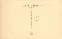 Basílica de Vezelay de la POSTAL de la VENDIMIA de la Madeleine el cubo visto de Narthex