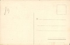 VINTAGE POSTCARD Vezelay Church of the Madeleine the central Gate of Narthex and the nave