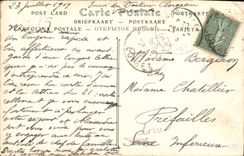 CPA Vezelay Eglise de la Madeleine Sixieme pilier nord de la nef Un ange decapitant un personnage