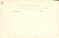 VINTAGE POSTCARD Vezelay Pinion of the frontage of the church St Pierre