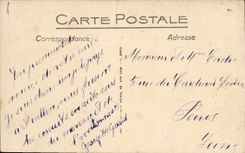 VINTAGE POSTCARD Vezelay the Neure Gate