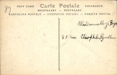 VINTAGE POSTCARD Vezelay Church of the Madeleine the Gate of Narthex and the Nave