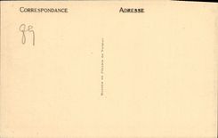 VINTAGE POSTCARD Vezelay Street Of the Ursulines And the Basilica