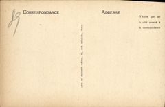 VINTAGE POSTCARD Vezelay Basilica of the Madeleine Old chapter house seen of the cloister