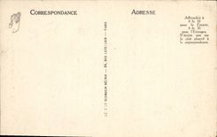 VINTAGE POSTCARD Vezelay Basilica of the Madeleine chorus