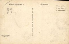 VINTAGE POSTCARD Vezelay Basilica of the Madeleine Column of the circumference of the chorus