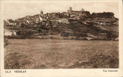 CPA Vezelay Vue Generale