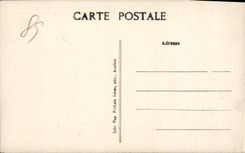 VINTAGE POSTCARD Vezelay the Walk of the Castle