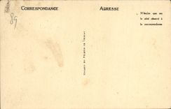 VINTAGE POSTCARD Vezelay Basilica Of the glass Large Madeleine of the frontage